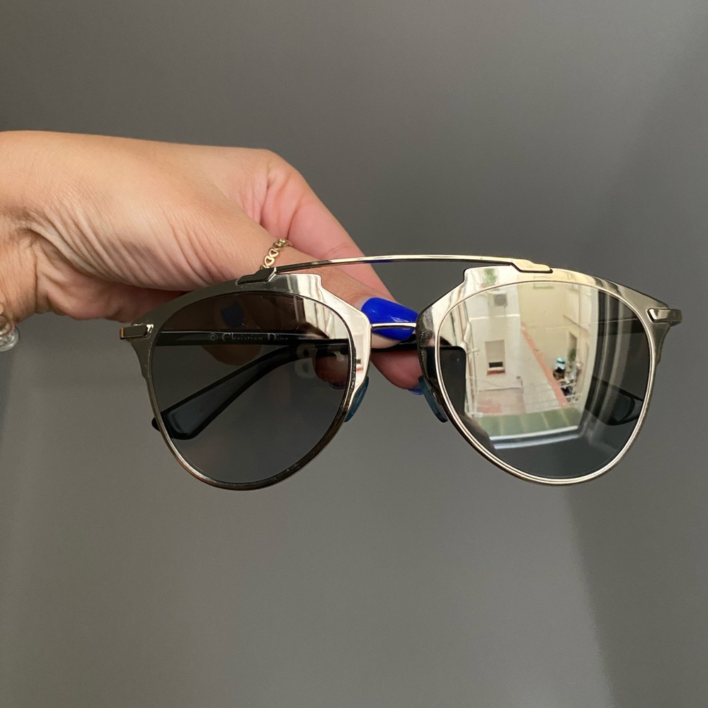 Christian Dior Silver Sunglasses